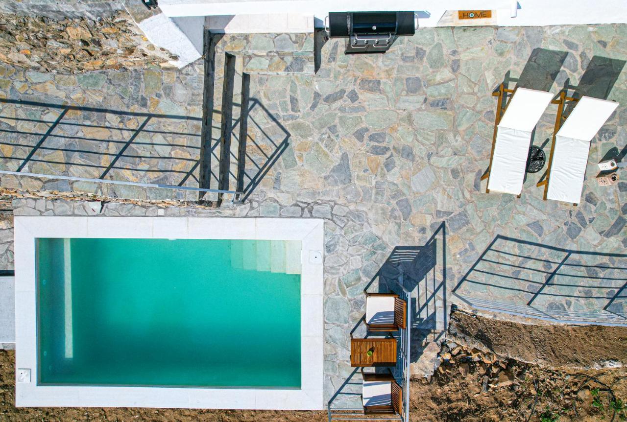 KámbosKampos View - Quiet House At The End Of The Road, Private Pool别墅 外观 照片